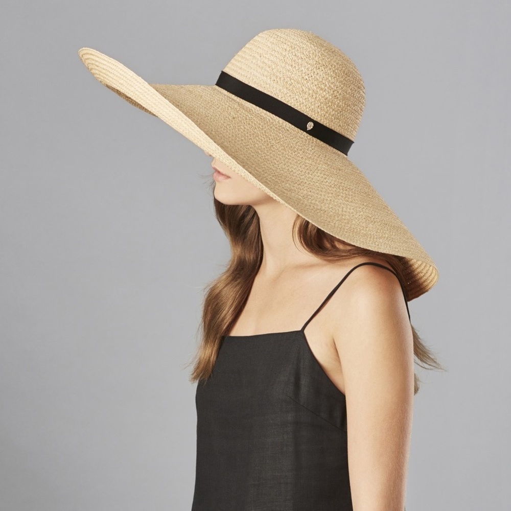 Helen Kaminski Gillen Raffia Floppy Sun Hat - oversized